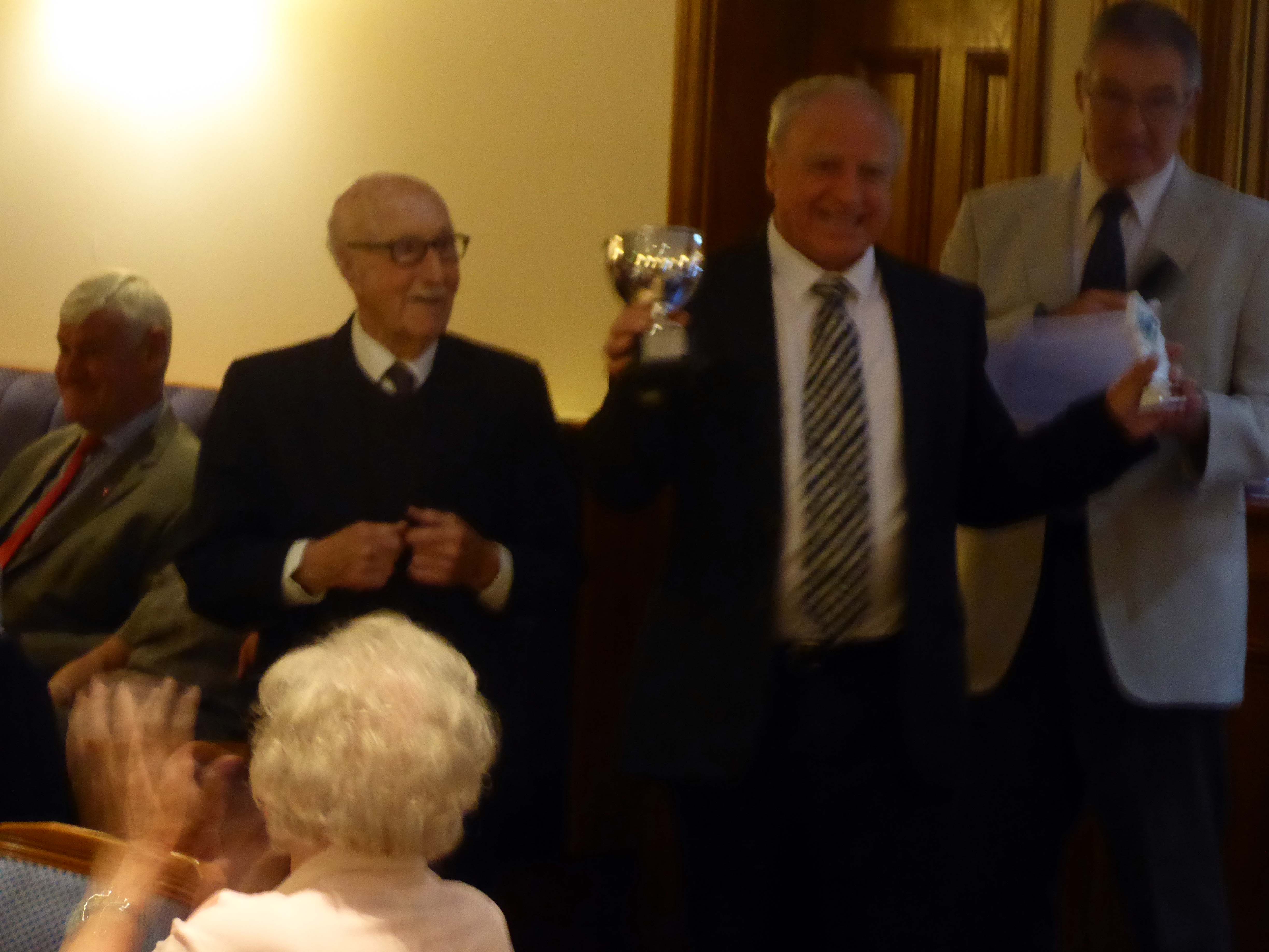 President Terry Yardley wiith Allan M